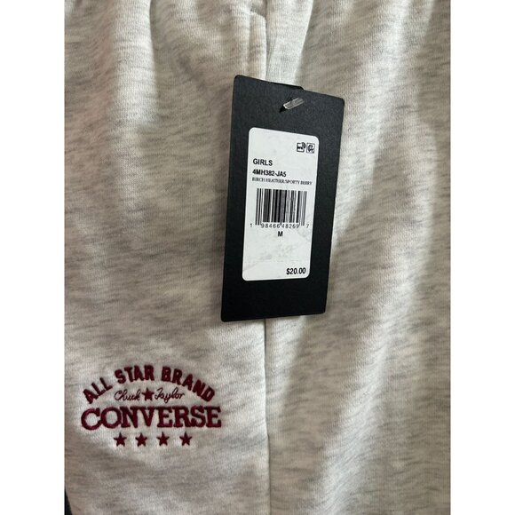 NEW Converse Girls Sweatpants Elastic Waist Comfort Fit Athletic Wear MSRP $20 - Picture 3 of 3